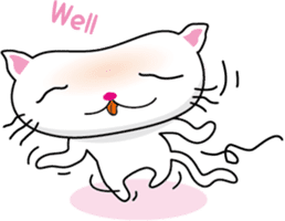 cute Sticker of cat Japanese has created sticker #1595774
