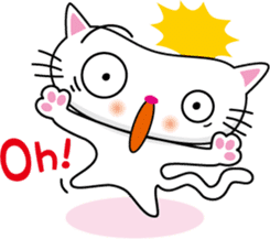 cute Sticker of cat Japanese has created sticker #1595781