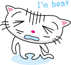 cute Sticker of cat Japanese has created sticker #1595791