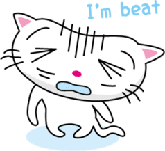 cute Sticker of cat Japanese has created sticker #1595791