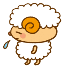 Japanese sheep sticker #1596595