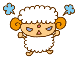 Japanese sheep sticker #1596598