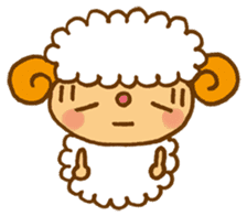 Japanese sheep sticker #1596612