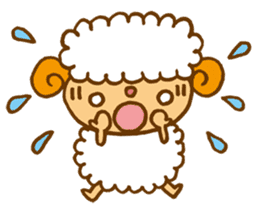 Japanese sheep sticker #1596621