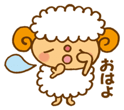 Japanese sheep sticker #1596627
