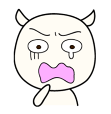 White Shiro-kun 2 sticker #1596786