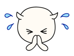 White Shiro-kun 2 sticker #1596791