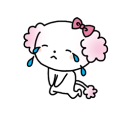 Cute Poodle2 sticker #1597000