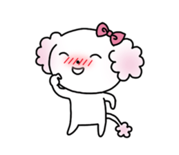 Cute Poodle2 sticker #1597014