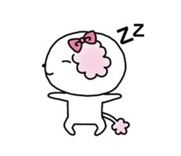 Cute Poodle2 sticker #1597018