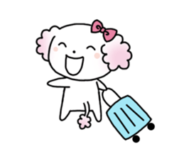 Cute Poodle2 sticker #1597030