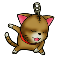The name of a cat is a tora. sticker #1597321