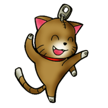 The name of a cat is a tora. sticker #1597322