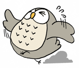 Daily life of owl sticker #1597445