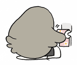 Daily life of owl sticker #1597452