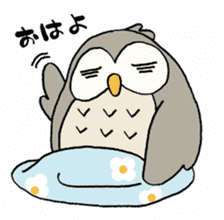 Daily life of owl sticker #1597453