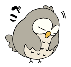 Daily life of owl sticker #1597455