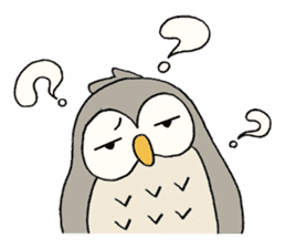 Daily life of owl sticker #1597456