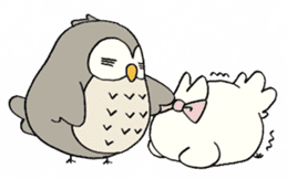 Daily life of owl sticker #1597463