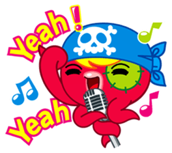 Jackie Octopus 2 (English Edition) sticker #1597480