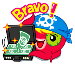 Jackie Octopus 2 (English Edition) sticker #1597484