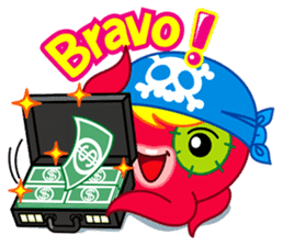 Jackie Octopus 2 (English Edition) sticker #1597484