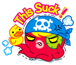 Jackie Octopus 2 (English Edition) sticker #1597502