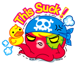 Jackie Octopus 2 (English Edition) sticker #1597502