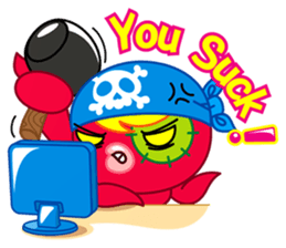 Jackie Octopus 2 (English Edition) sticker #1597503