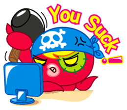 Jackie Octopus 2 (English Edition) sticker #1597503