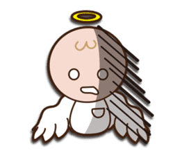 The Devil and Angel (angel ver.) sticker #1597565