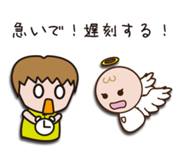 The Devil and Angel (angel ver.) sticker #1597586