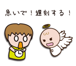 The Devil and Angel (angel ver.) sticker #1597586