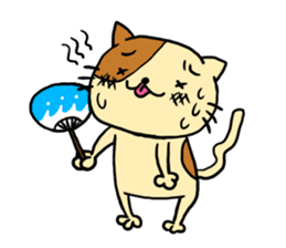Simple and convenient cat stamp sticker #1597616