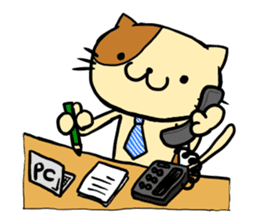 Simple and convenient cat stamp sticker #1597617