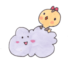 Happy life of suzuko and emily sticker #1597767
