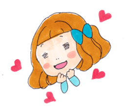 Happy life of suzuko and emily sticker #1597773