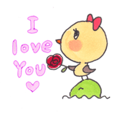 Happy life of suzuko and emily sticker #1597777