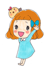 Happy life of suzuko and emily sticker #1597778