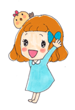 Happy life of suzuko and emily sticker #1597778