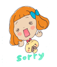 Happy life of suzuko and emily sticker #1597780