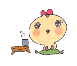 Happy life of suzuko and emily sticker #1597788