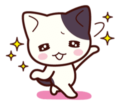 Tabby cat / Nyanko petite sticker #1598353