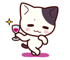 Tabby cat / Nyanko petite sticker #1598354