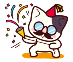 Tabby cat / Nyanko petite sticker #1598355