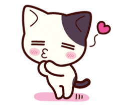 Tabby cat / Nyanko petite sticker #1598357