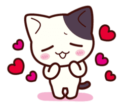 Tabby cat / Nyanko petite sticker #1598358