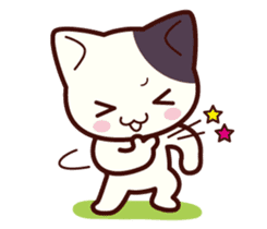 Tabby cat / Nyanko petite sticker #1598363