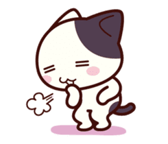 Tabby cat / Nyanko petite sticker #1598369