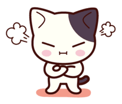 Tabby cat / Nyanko petite sticker #1598370